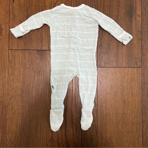 Kickee Pants Zip Long Sleeve Onesie - Picture 3 of 6
